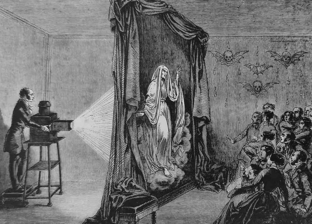 Laterna Sw Zuschnitt Fantasmagorie De Robertson Illustrator Moreau 1849