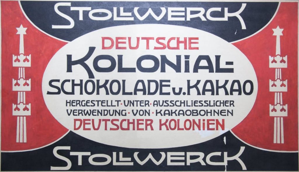 Stollwerck Kolonialismus Schokolade Verpackung